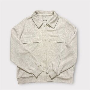 Varley Elizabeth Jacket - Ivory Marl SZ Medium